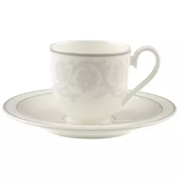 Villeroy & Boch Кофейная пара для эспрессо 0,10 л Gray Pearl Villeroy & Boch
