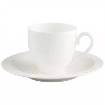 Villeroy & Boch Кофейная пара для эспрессо 0,10 л White Pearl Villeroy & Boch