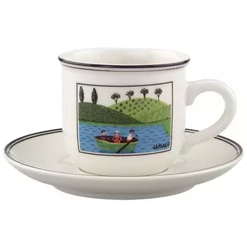 Villeroy & Boch Кофейная пара для эспрессо / мокко 0,10 л Design Naif Villeroy & Boch