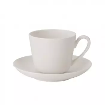 Villeroy & Boch Кофейная пара для эспрессо / мокко 0,10 л Twist White Villeroy & Boch