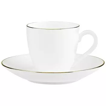 Villeroy & Boch Кофейная пара для эспрессо / мокко 0,10 л Anmut Platinum No.1 Villeroy & Boch