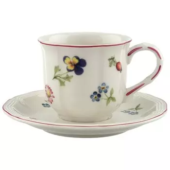 Villeroy & Boch Кофейная пара для эспрессо / мокко 0,10 л Petite Fleur Villeroy & Boch