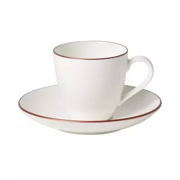 Villeroy & Boch Кофейная пара для эспрессо/мокко 100 мл Anmut Rosewood Villeroy & Boch