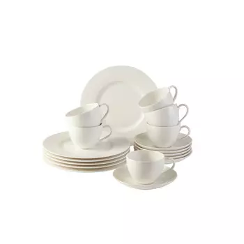 Villeroy & Boch Кофейный сервиз, 18 предметов, Basic White Vivo Villeroy & Boch