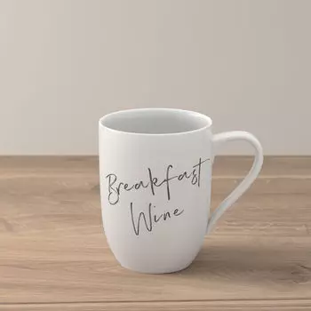 Villeroy & Boch Кружка 340 мл "Breakfast Wine", белая Statement Villeroy & Boch