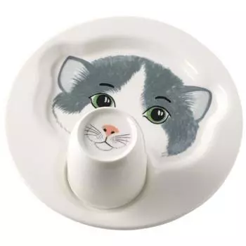 Villeroy & Boch Набор детской посуды, 2 предмета, Кот Animal Friends Villeroy & Boch