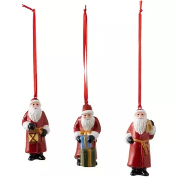 Villeroy & Boch Набор елочных игрушек 3 предмета 8 x 3,5 см, Nostalgic Ornaments Villeroy & Boch