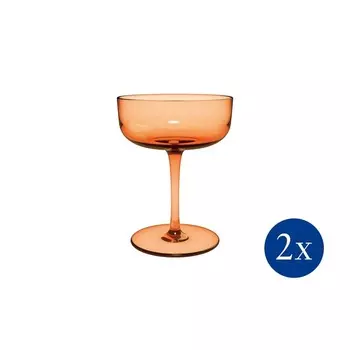 Villeroy & Boch Набор из 2 бокалов для шампанского/десерта 0,1 л Apricot Like Glass Villeroy & Boch