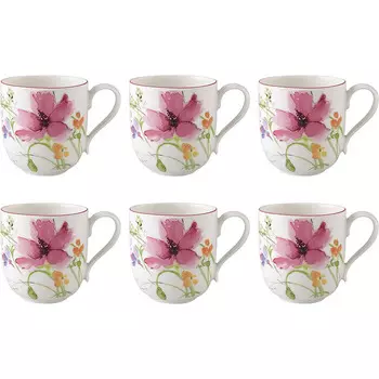 Villeroy & Boch Набор из 6 чашек для кофе Villeroy & Boch Mariefleur Basic 260 мл
