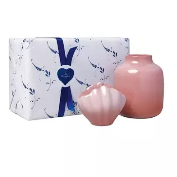 Villeroy & Boch Набор из подсвечника и вазы 10 см\15,5 см Home Perlemor Villeroy & Boch