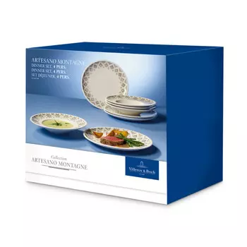 Villeroy & Boch Набор посуды для ужина на 4 персоны Artesano Montagne Villeroy & Boch