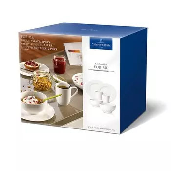 Villeroy & Boch Набор посуды для завтрака на 2 персоны For Me Villeroy & Boch