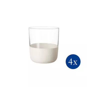 Villeroy & Boch Набор стаканов для виски 0.25 л 4 предмета Manufacture Rock Blanc Villeroy & Boch