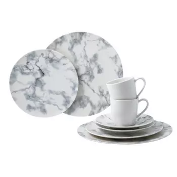 Villeroy & Boch Набор столовой посуды 8 предметов белых Marmory Villeroy & Boch