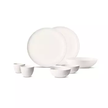 Villeroy & Boch Набор тарелок белых, 7 предметов, It's my match Villeroy & Boch