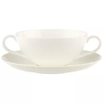 Villeroy & Boch Пиала для супа / бульона с блюдцем Anmut Original Villeroy & Boch