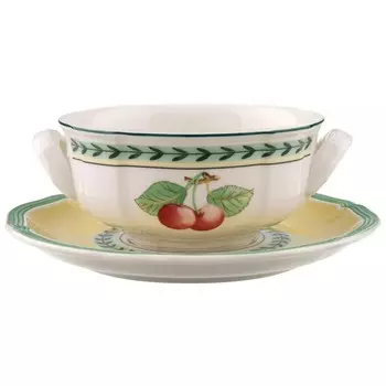 Villeroy & Boch Пиала для супа / бульона с блюдцем French Garden Villeroy & Boch