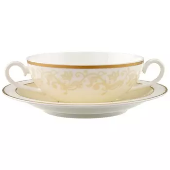 Villeroy & Boch Пиала для супа / бульона с блюдцем Ivoire Villeroy & Boch