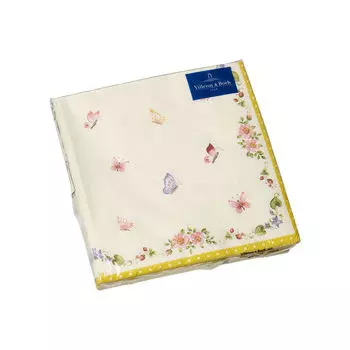 Villeroy & Boch Салфетки бумажные 25 х 25 см, бабочки Spring Fantasy Villeroy & Boch