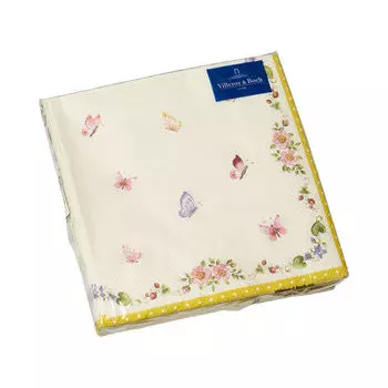 Villeroy & Boch Салфетки бумажные 33 х 33 см, бабочки Spring Fantasy Villeroy & Boch