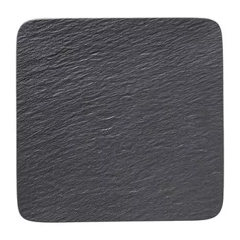 Villeroy & Boch Тарелка 32,5 см Black/Gray Manufacture Rock Villeroy & Boch