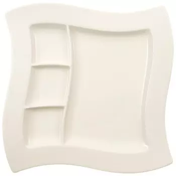 Villeroy & Boch Тарелка для гриля / суши, с отделениями 27 x 27 см NewWave Porzellan Villeroy & Boch
