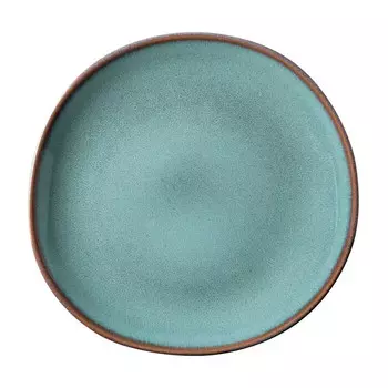 Villeroy & Boch Тарелка для завтрака 23 см бежевая/бирюзовая Lave Villeroy & Boch