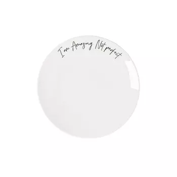 Villeroy & Boch Тарелка для завтрака "I am Amazing not perfect" 21 см Statement Villeroy & Boch