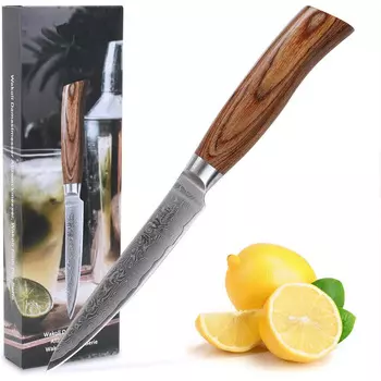 Wakoli Поварской нож из 67 слоев дамасской стали 12 см EDIB Pro Wakoli