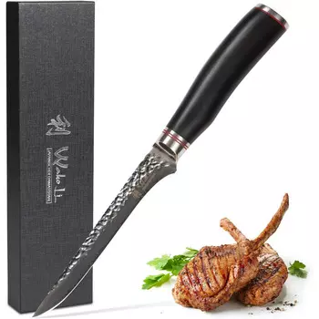 Wakoli Разделочный нож из натуральной дамасской стали 16,5 см Wakoli