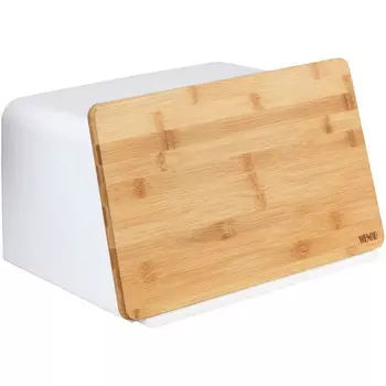 WENKO Хлебница с бамбуковой разделочной доской, 35 x 20.5 x 26.5 см WENKO Kubo