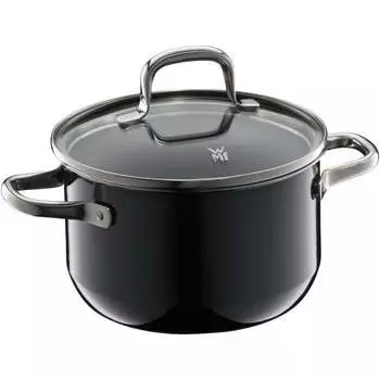WMF Кастрюля с крышкой 16 см Black Essential Fusiontec WMF