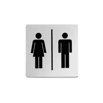 Zack Табличка на дверь — Мужской / Женский силует Indici Zack