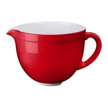 Чаша керамическая 4,7 л, красная, KitchenAid, 5KSMCB5ER
