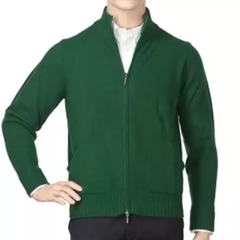 Др.Коффер 30206 L64482 зеленый лана джемпер (52 L)