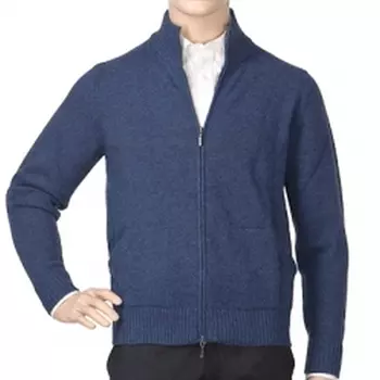 Др.Коффер 30206 N23320 синий лана джемпер (46 XS)