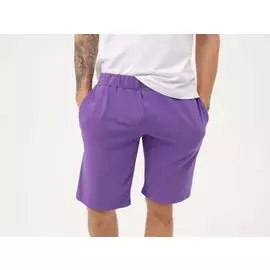 Фиолетовые мужские шорты из лёгкого хлопка