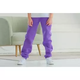 Фиолетовые штанишки из хлопка с начёсом