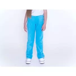 Небесно-голубые штанишки из флиса