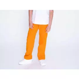 Оранжевые штанишки из флиса