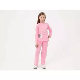 Розовая детская пижама со штанишками «Альба и Гриша»