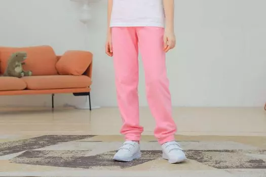 Розовые штанишки из флиса