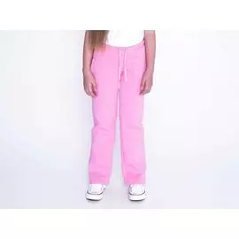 Розовые штанишки из хлопка с начёсом