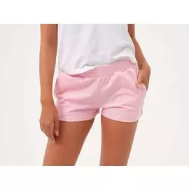 Розовые женские шорты из лёгкого хлопка