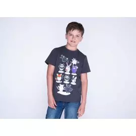 Тёмно-серая детская футболка «Все Кофтёныши»