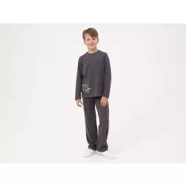 Тёмно-серая детская пижама со штанишками «Летучая мышь Винки»