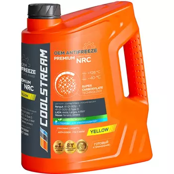 Антифриз Coolstream Premium NRC желтый 5кг