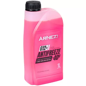 Антифриз Готовый ARNEZI G12+ красный 1л