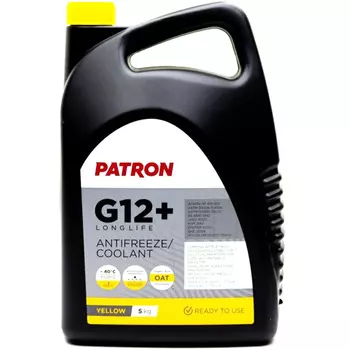 Антифриз Готовый Patron G12+ Жёлтый