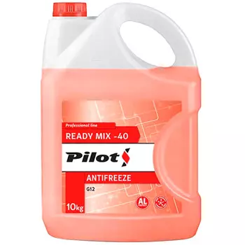Антифриз Готовый PILOTS G12 красный 10кг